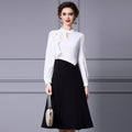 Professional Long-Sleeved Chiffon Shirt for Women, New Spring and Summer Shirt, Elegant and Fashionable Temperament