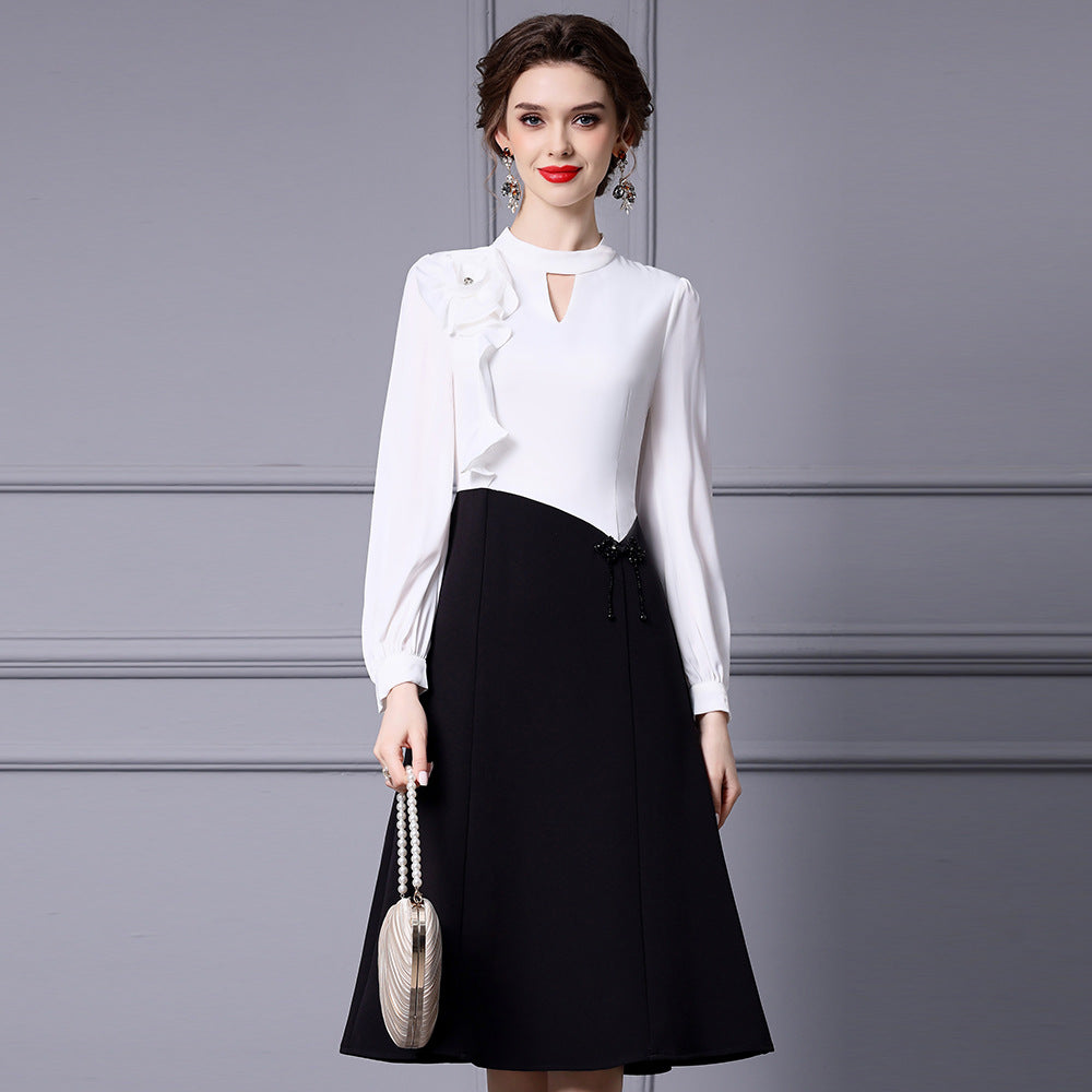 Professional Long-Sleeved Chiffon Shirt for Women, New Spring and Summer Shirt, Elegant and Fashionable Temperament