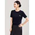 Wool Knitted Top Fake Two-Piece T-Shirt Women's Spring Summer New Style Casual round Neck Short Sleeve