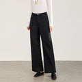 Women's High Waist Wide Leg Trousers 2026 Autumn Slim Straight Leg Pants Elegant Casual Pants Office Lady