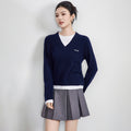 Women Sweaters Slim Retro Long Sleeve Jumpers Contrasting Jumpers Knit Female Top Autumn Winter