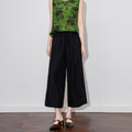 Cotton Linen Straight Leg Pants Women Summer Loose Versatile Large Size Linen Nine Points Casual Thin Ladies Trousers