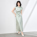 Elegant Draped White Top And Midi Skirt Set Women's Chic Two Piece Outfit With Unique Trendy Ladies Fashion