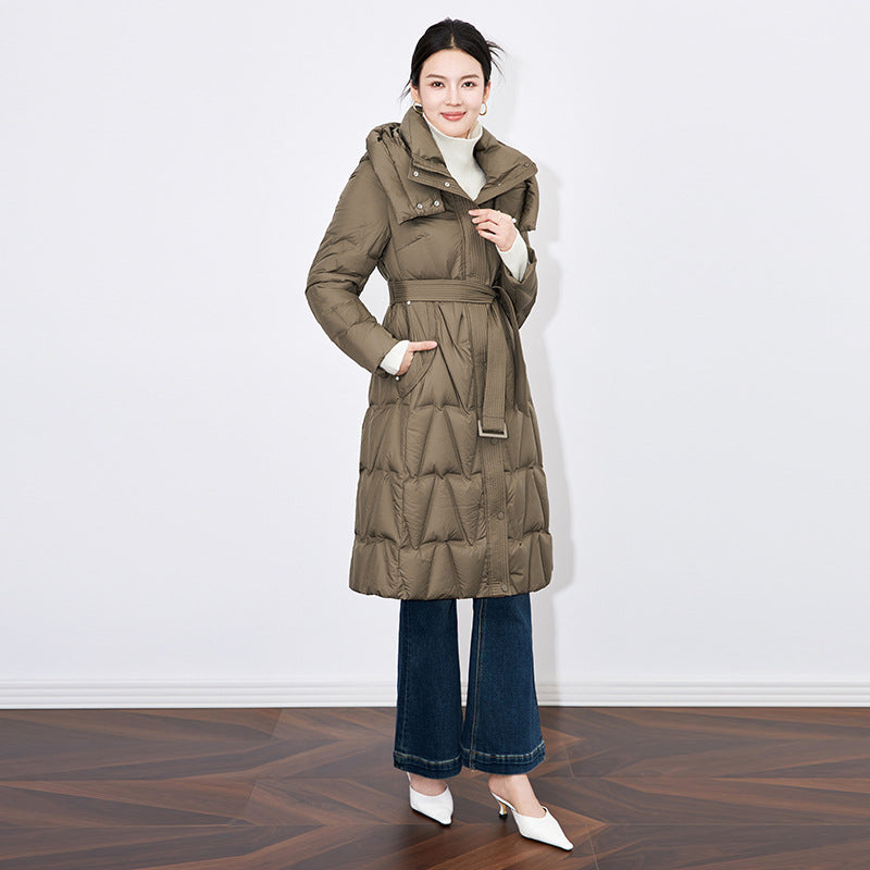 Winter 90% Duck Down Jacket for Women Casual Long Jacket Deep Winter Puffer Jackets Thicken Warm