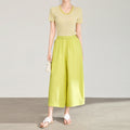 Ankle-length Pant Casual Loose Elastic Waist Multiple Color Wide Leg Pants New Clothes National Style Women Pants