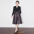 Unique Chinese Style Hanfu Dress Women's Slimming A-Line Skirt Elegant Autumn New Fashion Unique Slim Fit Long Sleeve