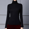 Multicolor Knitwear Short Sleeve Long Sleeve High Collar Slim Fit Women's Inner Wear Spring New Style Base Layer Top