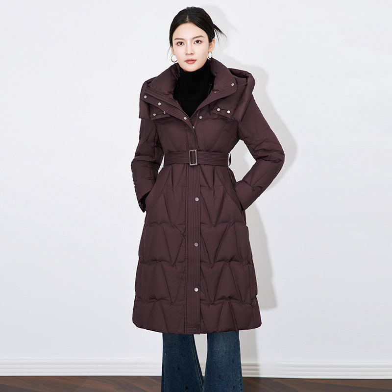 Winter 90% Duck Down Jacket for Women Casual Long Jacket Deep Winter Puffer Jackets Thicken Warm