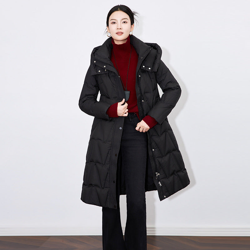 Winter 90% Duck Down Jacket for Women Casual Long Jacket Deep Winter Puffer Jackets Thicken Warm