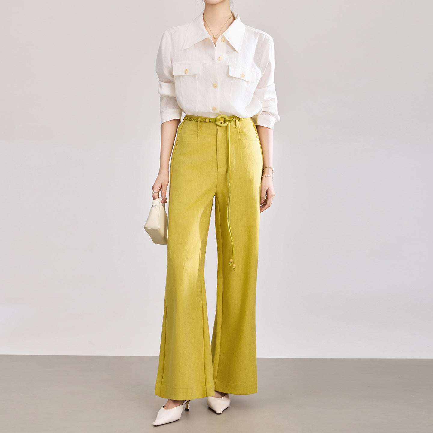 Embroidery Women's Front Buttons Shirt Cotton Long Sleeve Top Spring Lady Retro Blouse New Color