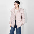 High Quality Detachable Hooded White Duck down Puffer Jacket Women's Winter New Style Thick Warm Coat Fluffy Outerwear