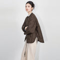 Women Down Jacket Simple Solid Color Autumn Winter Warm Outwear Light White Duck Down Coat
