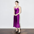 Summer Elegant Women artificial silk wedding party dress spaghetti strap Satin Maxi Long Dresses Robe Ropa Mujer Vestidos