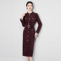 Elegant French Style Evening Gown Midi Dress Formal Occasion Luxury Quality Name Lady Small Fragrance Style Ball Dress